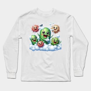 bacteria bathe АІ Long Sleeve T-Shirt